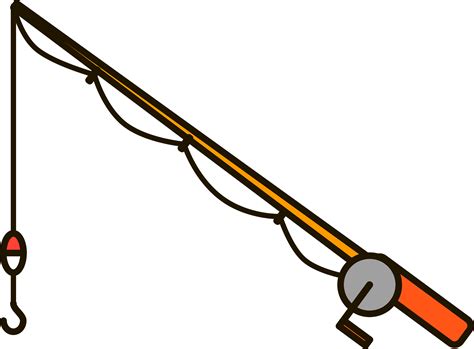 fishing rods clipart.
